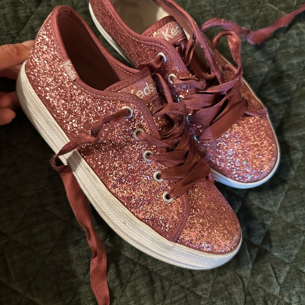 Keds Glitter Low-Top Sneakers